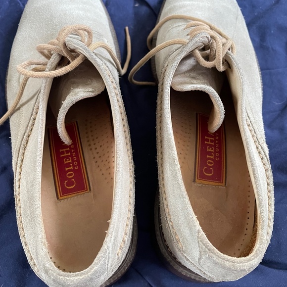 Men\'s Cole Haan tan suede dress shoes